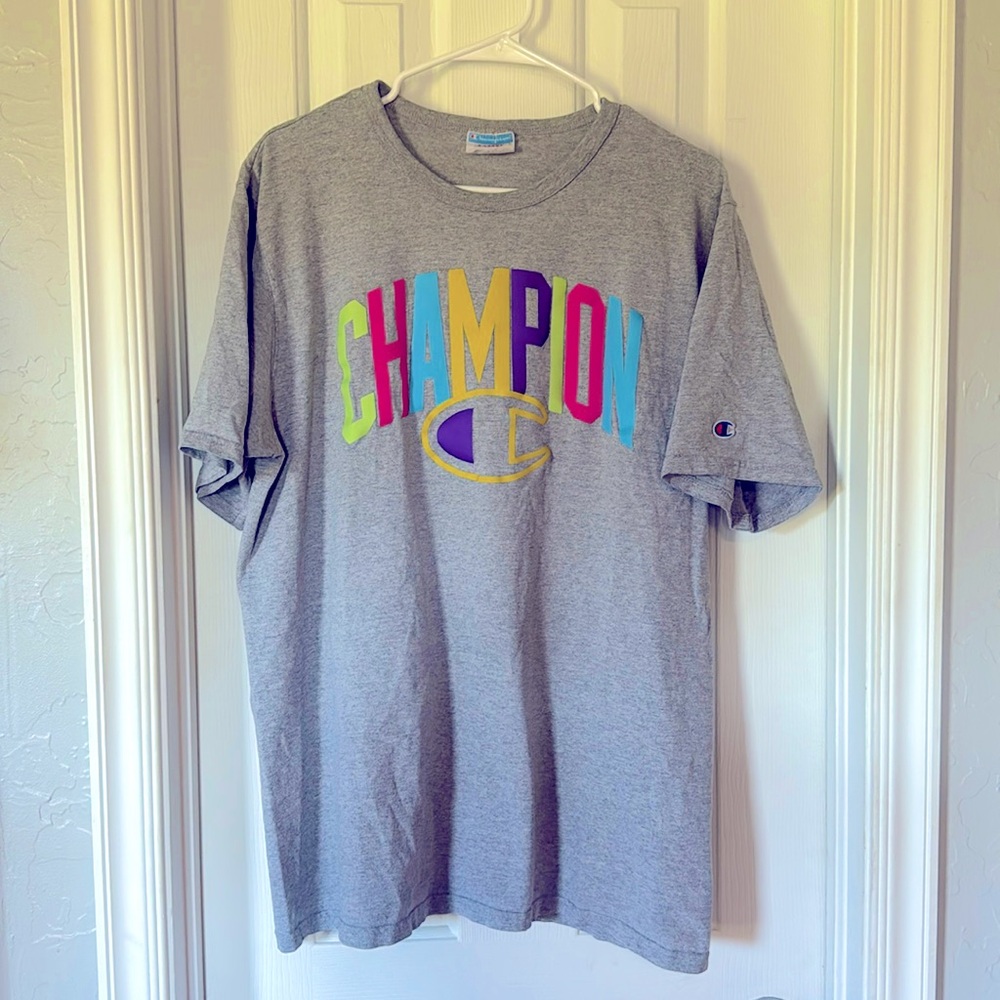 Champion 90’s neon logo tee